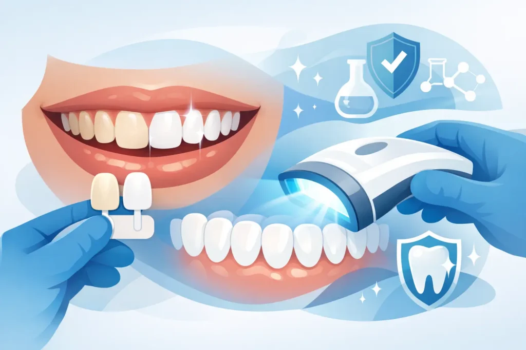 How Teeth Whitening Treatment Works Safely