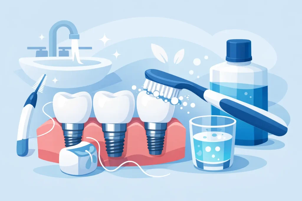 How to Clean Dental Implants Properly at Home